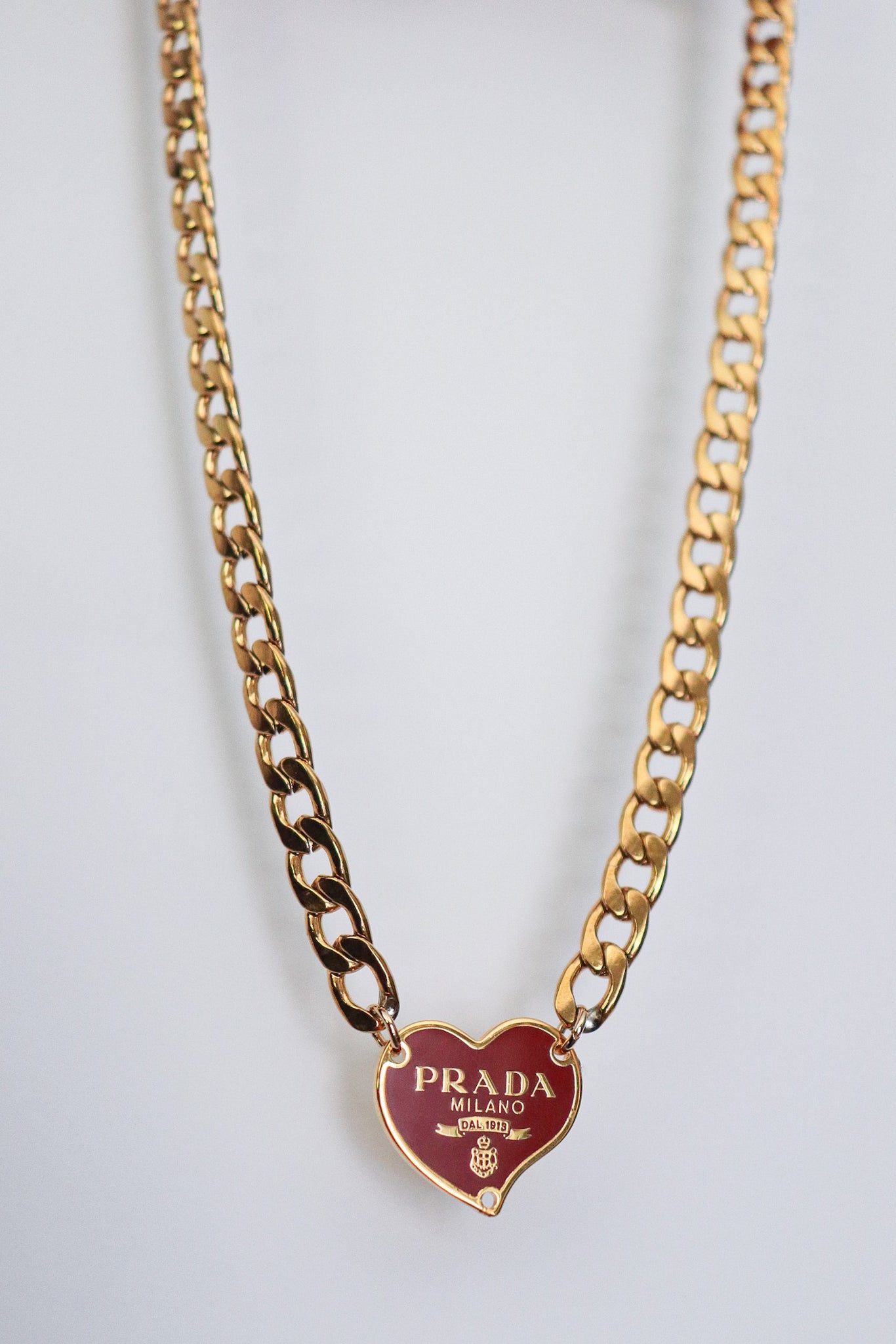 Mens|Womens Fine Jewelry Collection | Prada Eternal Gold small pendant  necklace in yellow gold • Bierzohub