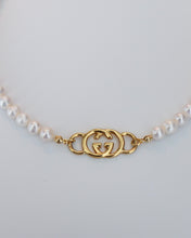 Load image into Gallery viewer, Gucci GG logo with freshwater pearls
